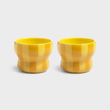 Mug circus large yellow set of 2