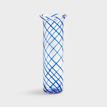 Vase yogu spiral blue