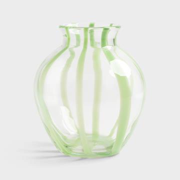 Vase yogu stripe green