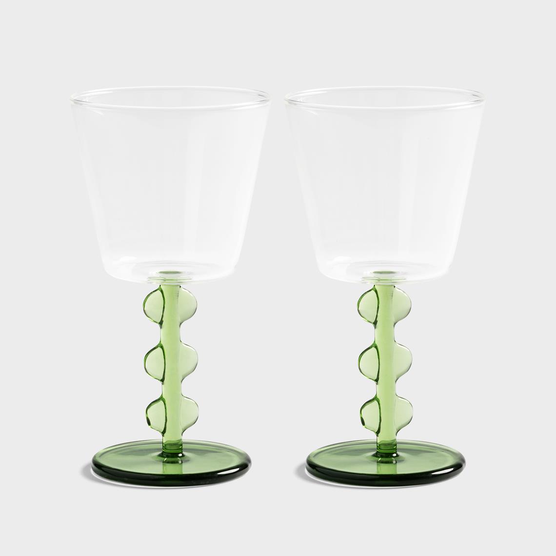 Wine glass petal set of 2