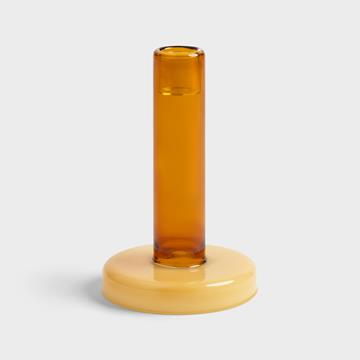 Bole candle holder S amber / yellow