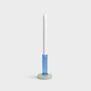 Bole candle holder S blue / aqua