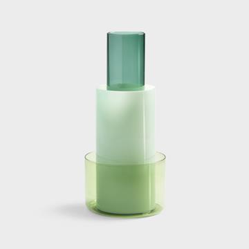 Vase amphi milky large