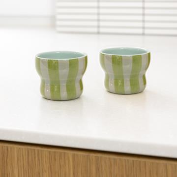 Mug circus large green set of 2