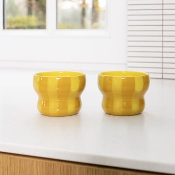 Mug circus large yellow set of 2