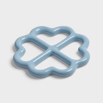 Trivet clover blue