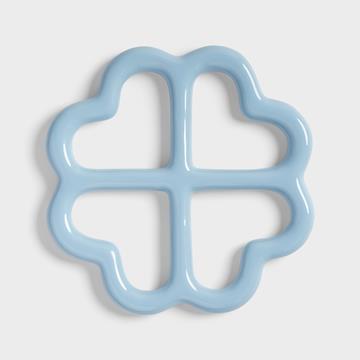 Trivet clover blue