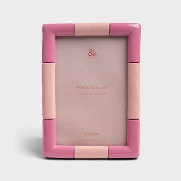 Photo frame rift rectangle candy pink