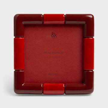 Photo frame rift square burgundy