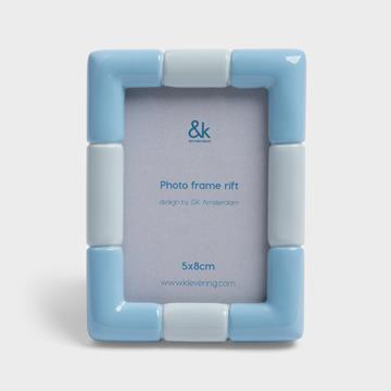 Photo frame rift rectangle ice blue