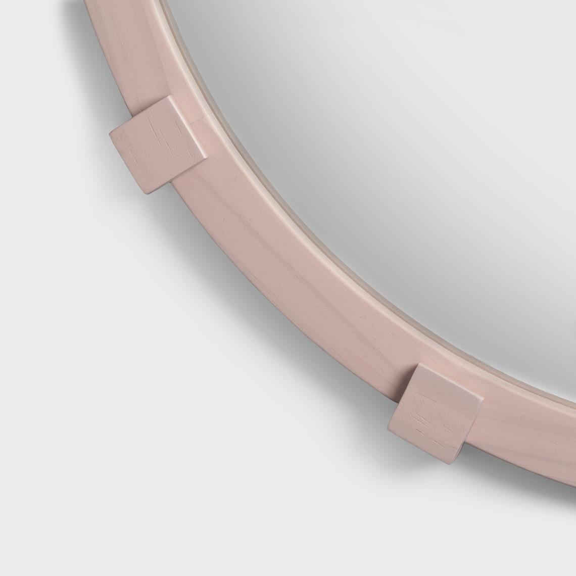 Mirror chunk large pink
