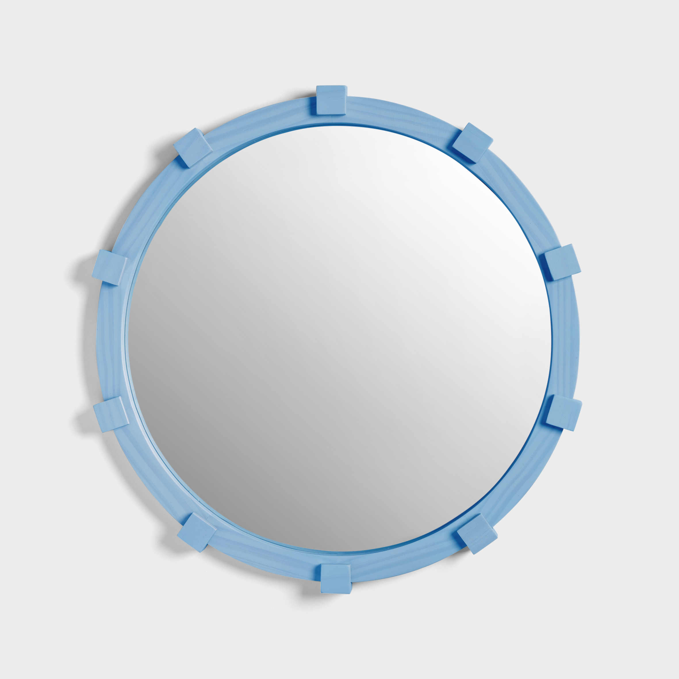 Mirror chunk small blue