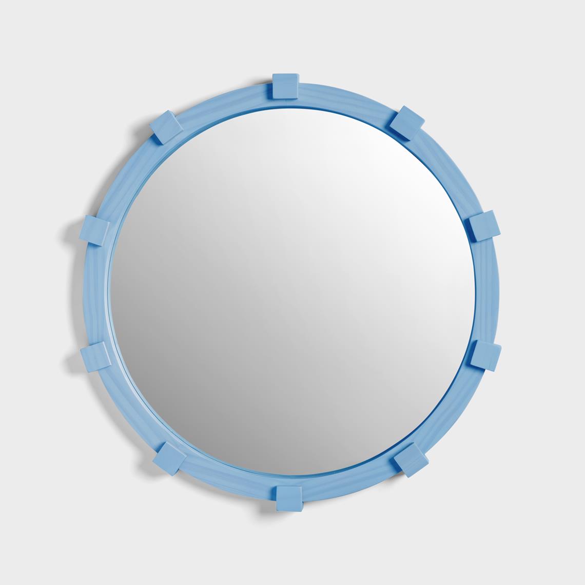 Mirror chunk small blue