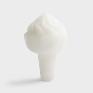 Bottle stopper whip white