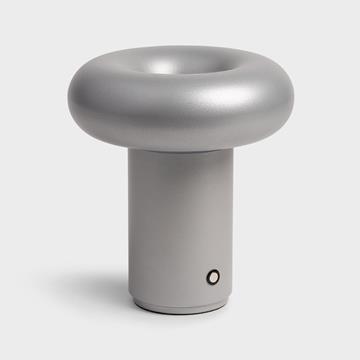 Lamp portable glimpse frosted silver