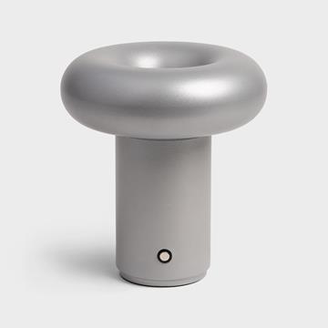 Lamp portable glimpse frosted silver