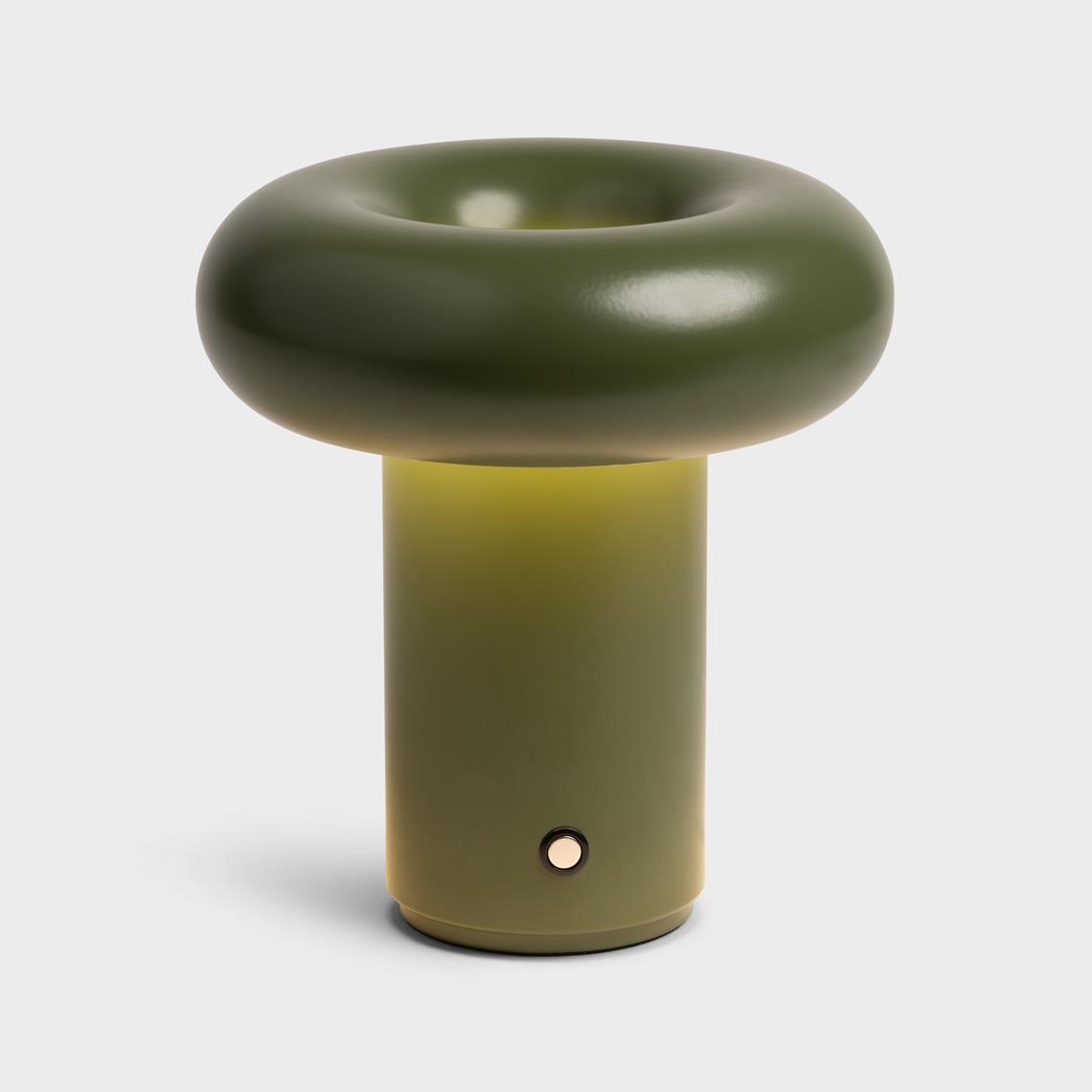 Lamp portable glimpse moss green