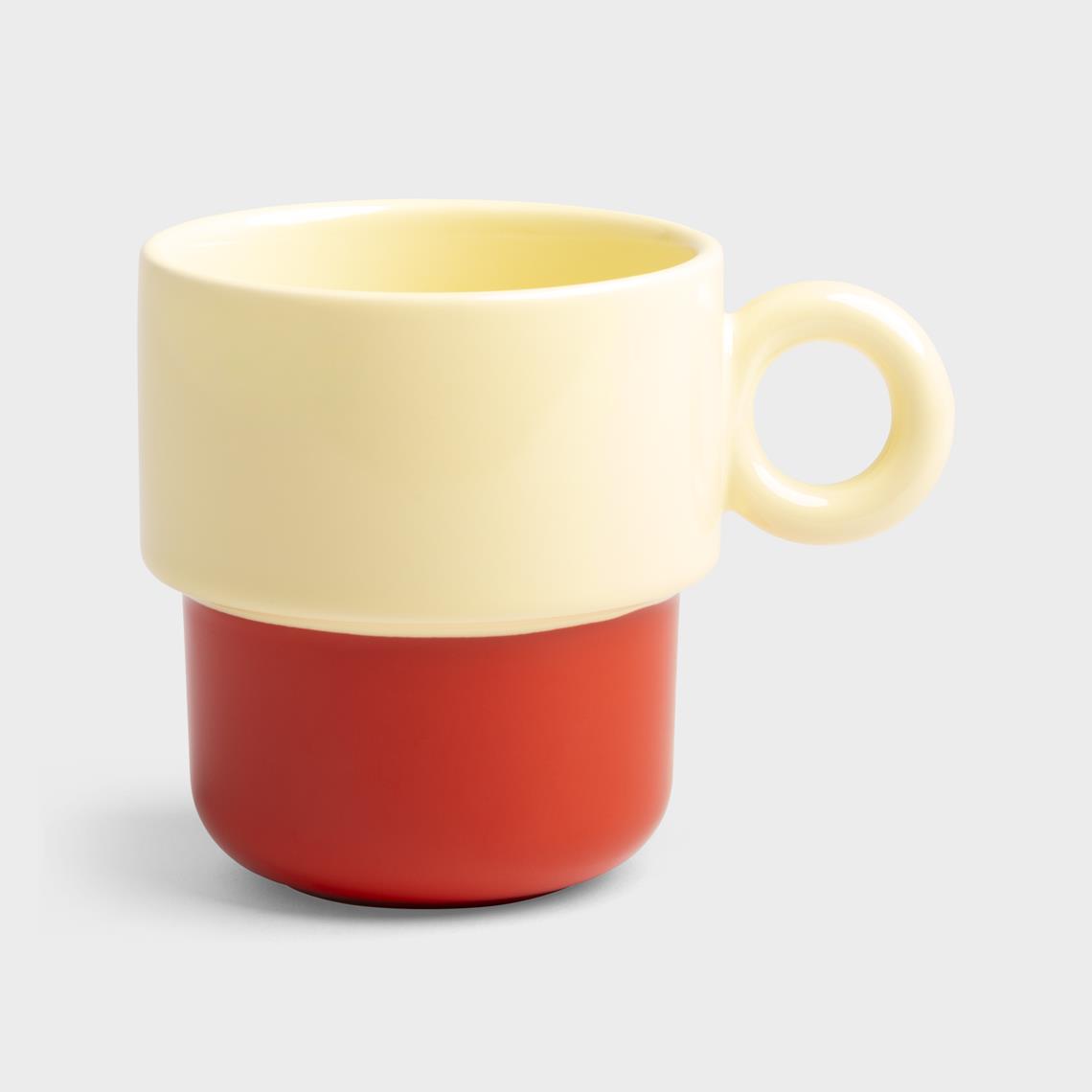 Mug chiquito red large set of 2