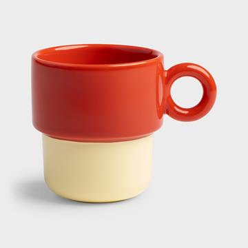 Mug chiquito red large set of 2