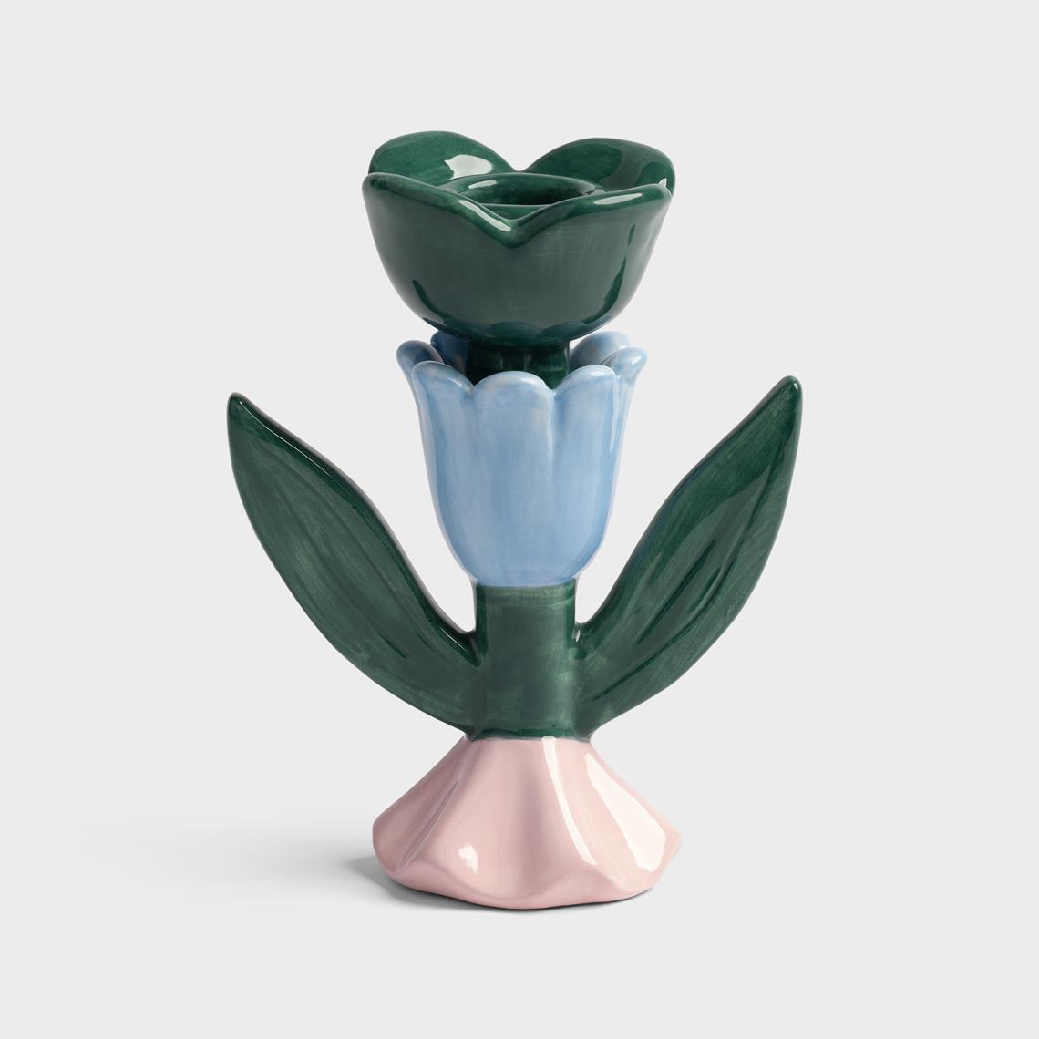 Candle holder blume medium