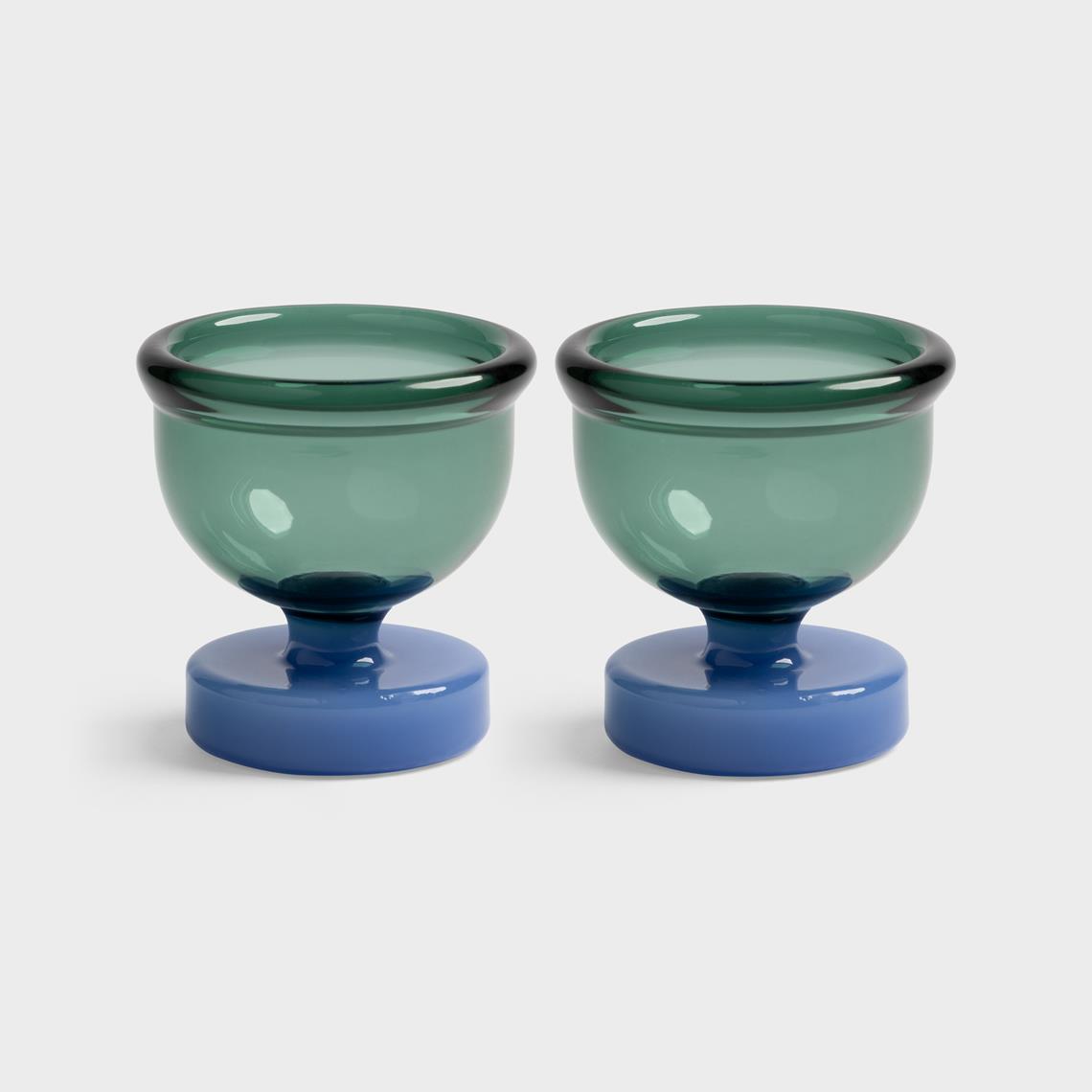 Egg holder cantine blue set of 2