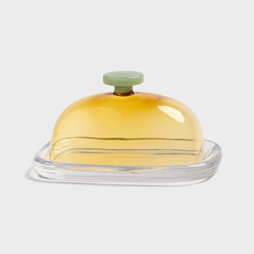 Butter dish cantine yellow