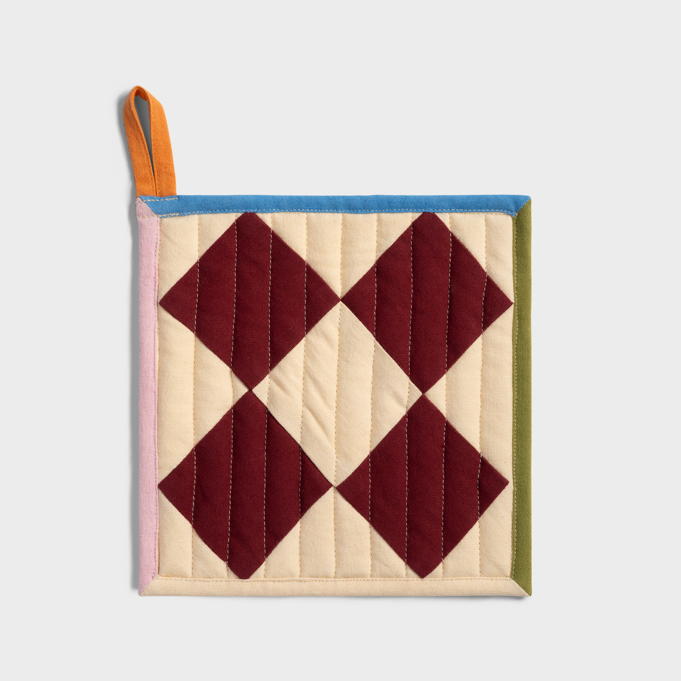 Pot holder stitch check