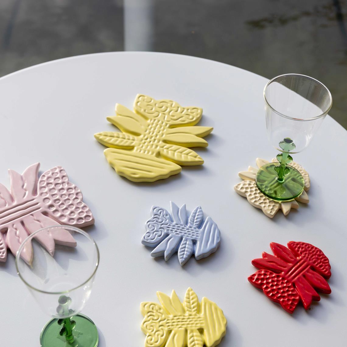 Coaster blume set of 4