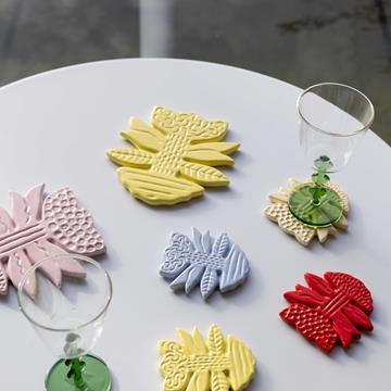 Coaster blume set of 4