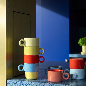 Mug chiquito blue large set of 2