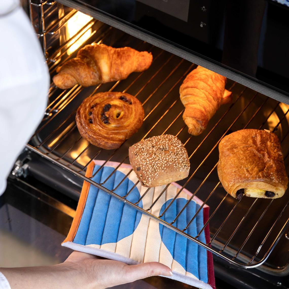 Pot holder stitch arc