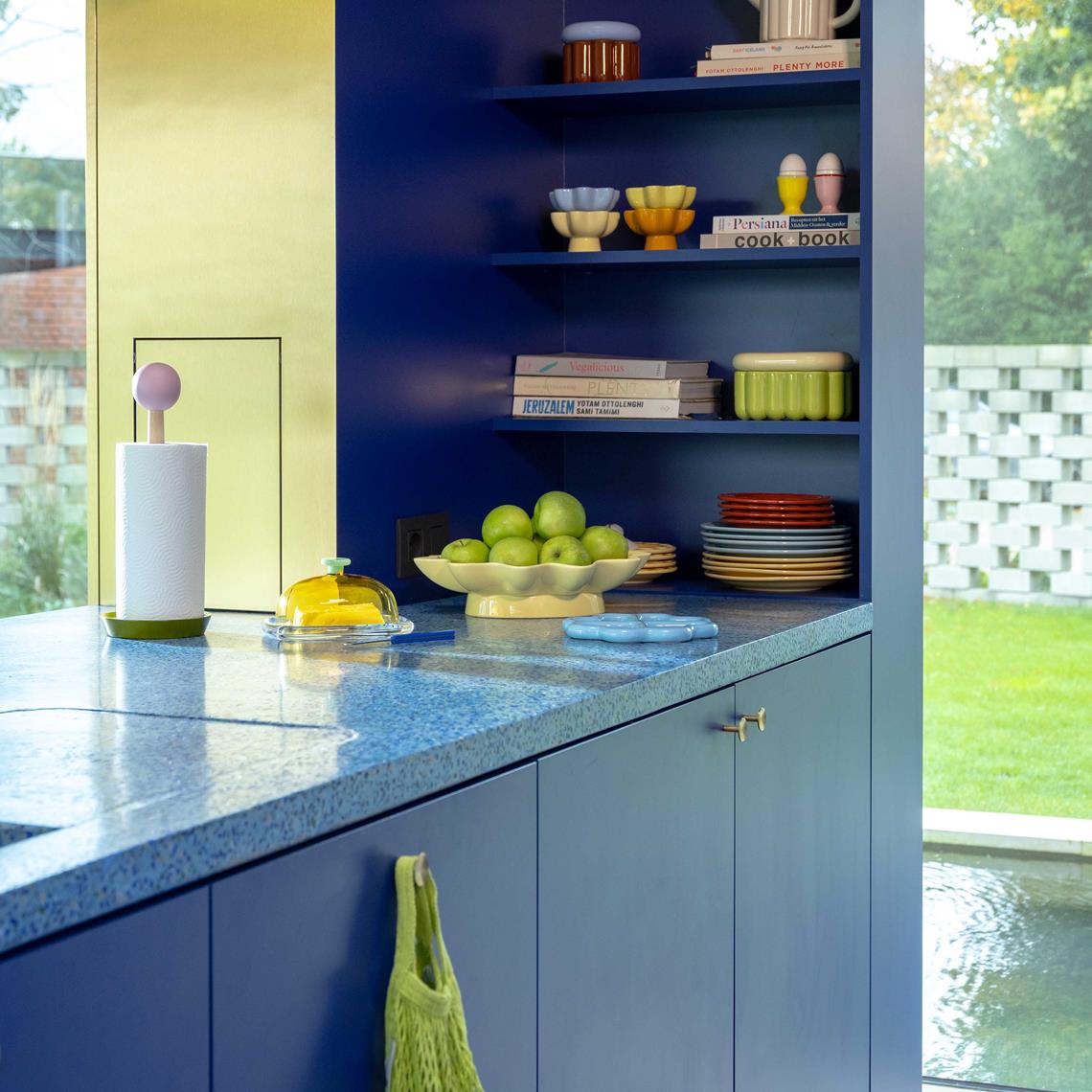 Butter dish cantine yellow