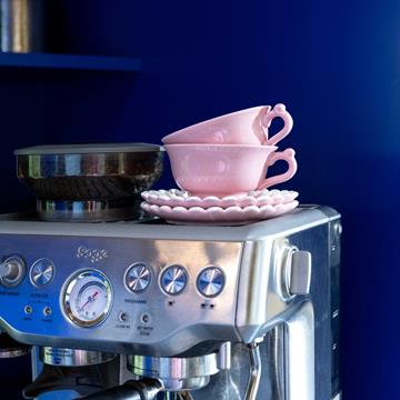 Cup & saucer whip pink set of 2