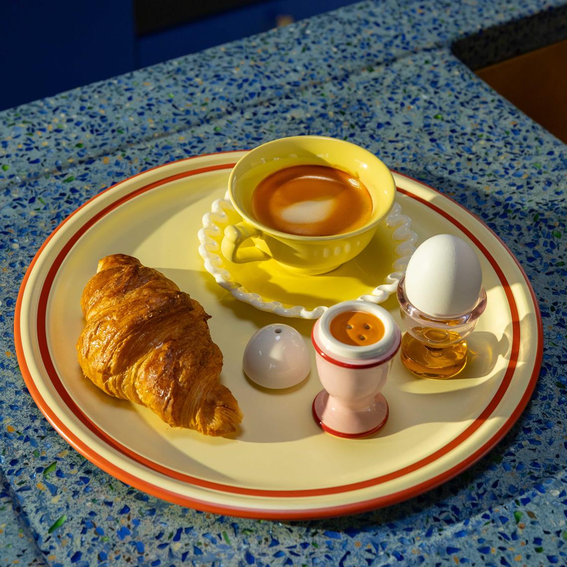 Egg holder cantine pink set of 2