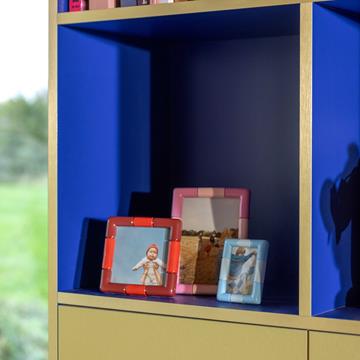 Photo frame rift rectangle ice blue