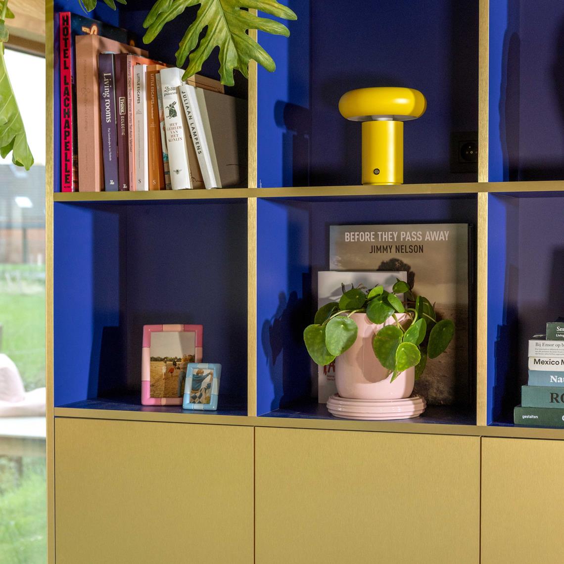 Photo frame rift rectangle ice blue