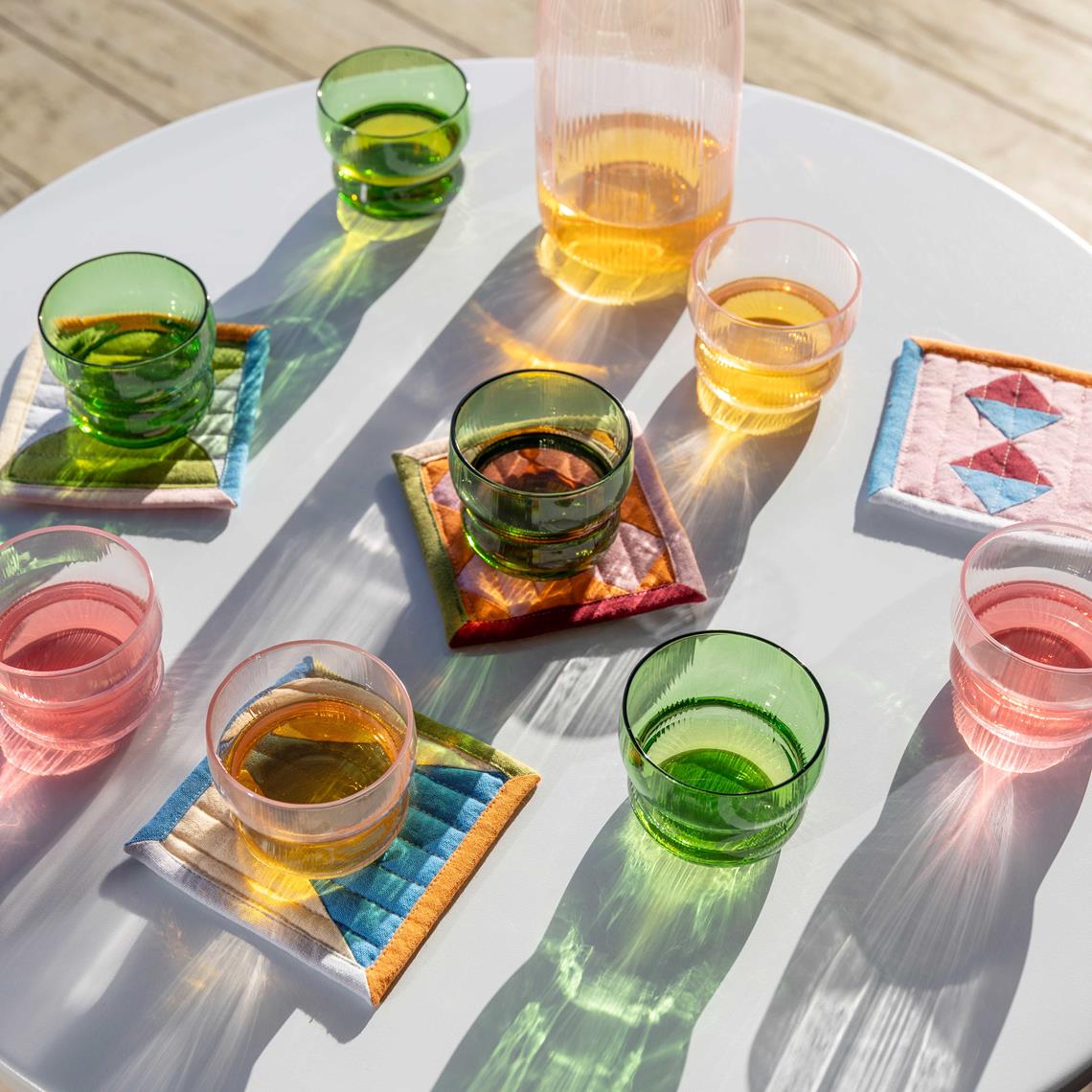 Coaster stitch set of 4