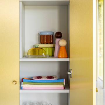 Butter dish cantine yellow