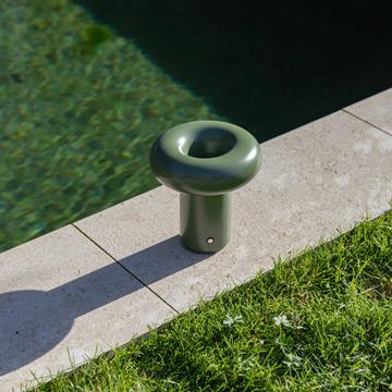 Lamp portable glimpse moss green