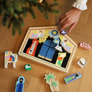 The Crib wooden puzzle